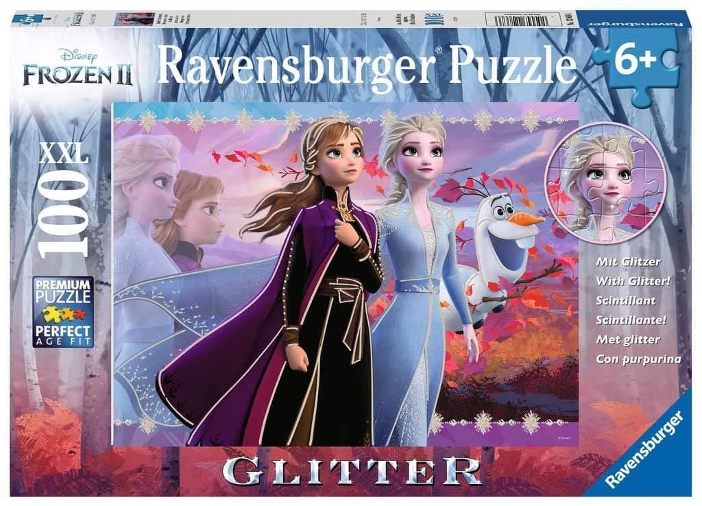 frozen 2 100pc glitter puzzle image main width="1000" height="1000"