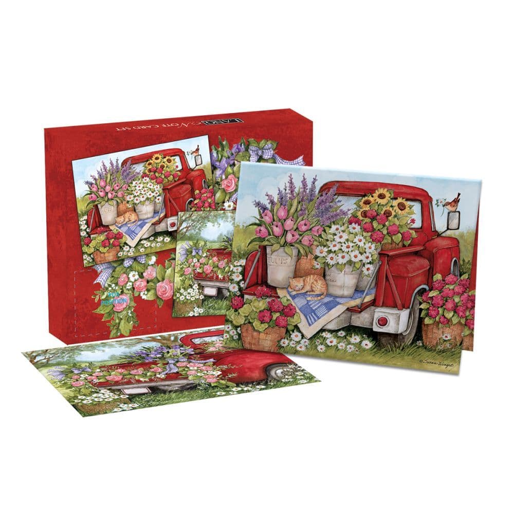 Truckin Along Assorted Boxed Note Cards by Susan Winget Main Product  Image width=&quot;1000&quot; height=&quot;1000&quot;