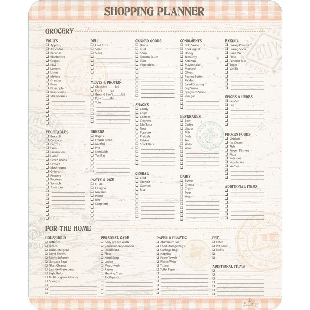 Farmhouse Shopping List 53 sheets by Chad Barrett 2nd Product Detail  Image width="1000" height="1000"