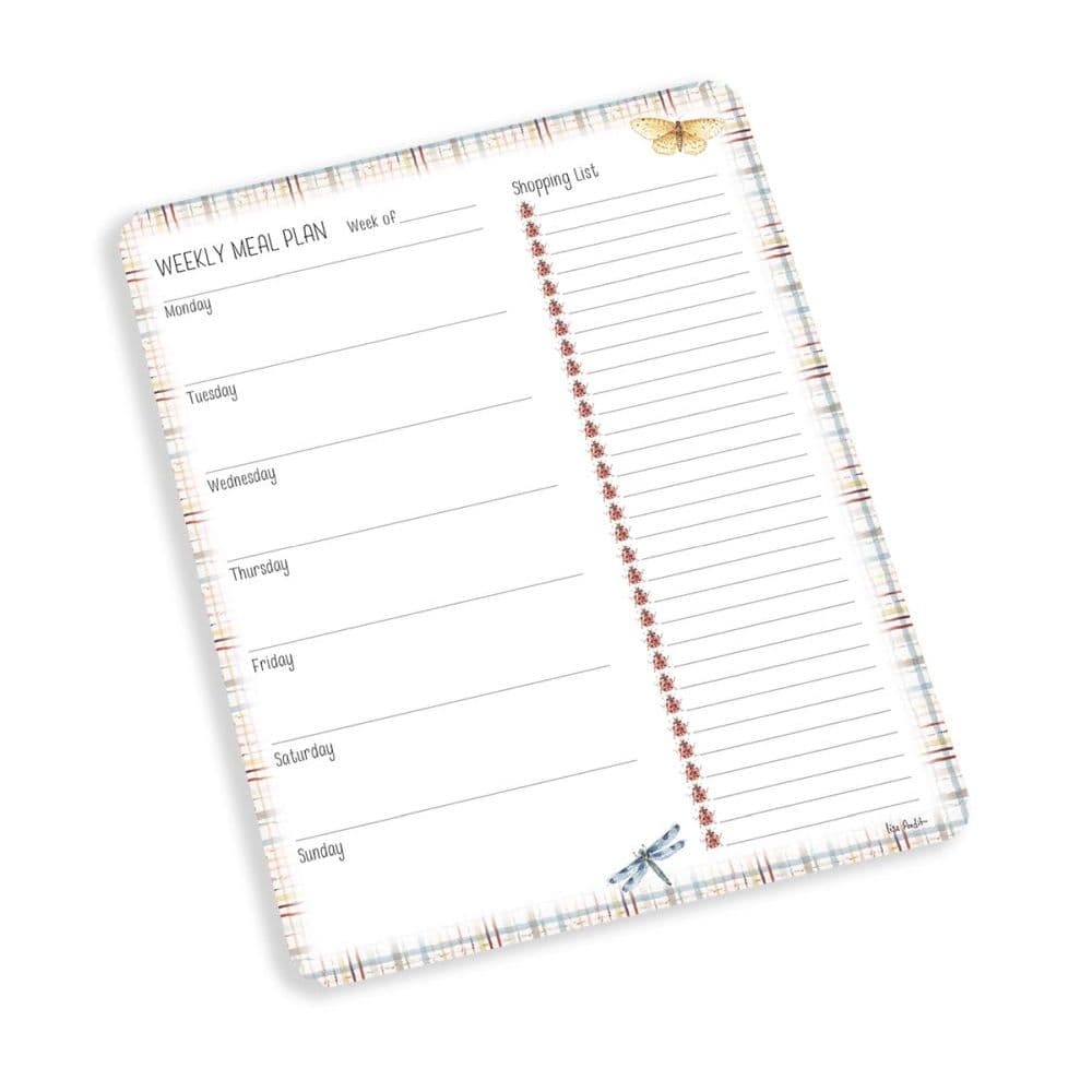 Spring Meadow Weekly Meal Planner by Lisa Audit Main Product  Image width="1000" height="1000"