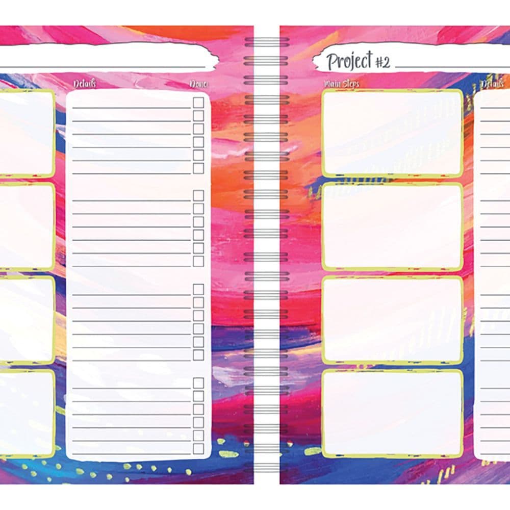Brush Strokes Spiral Create It Planner by EttaVee 3rd Product Detail  Image width="1000" height="1000"