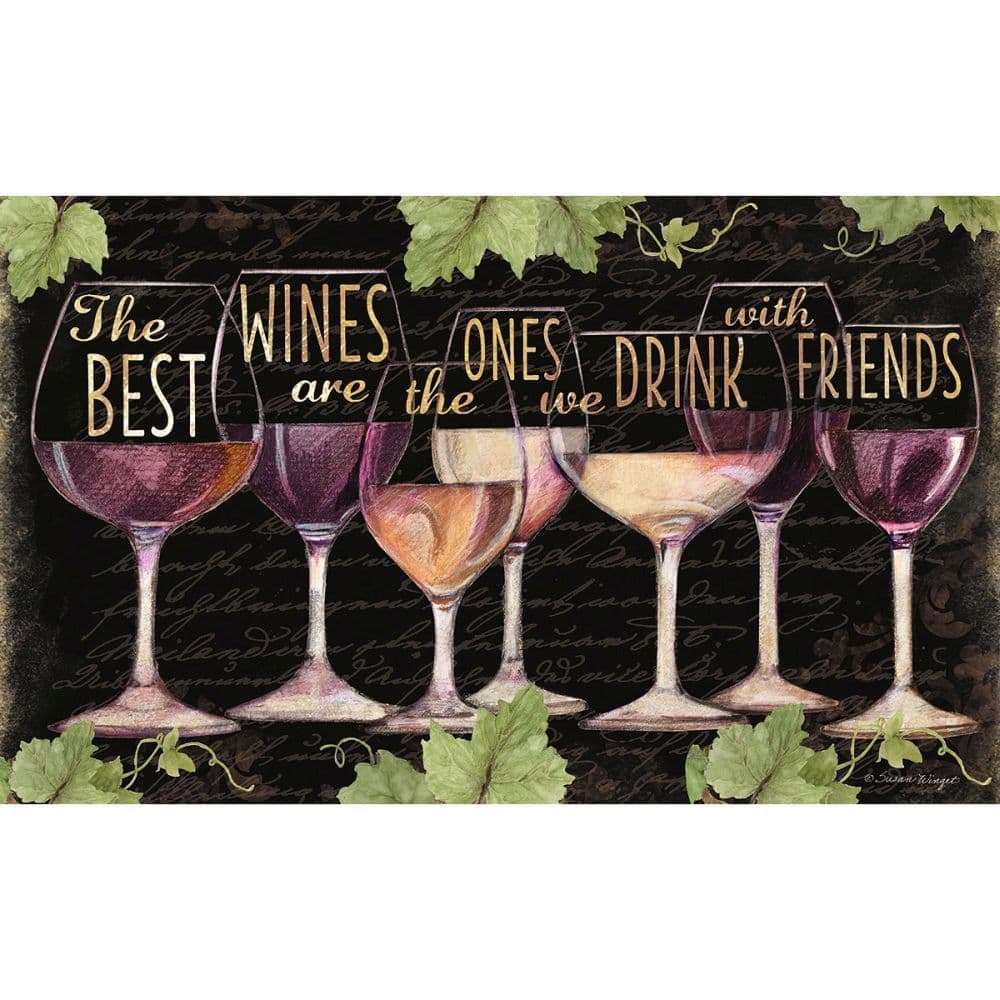 Gilded Wine Doormat by Susan Winget Main Product  Image width="1000" height="1000"