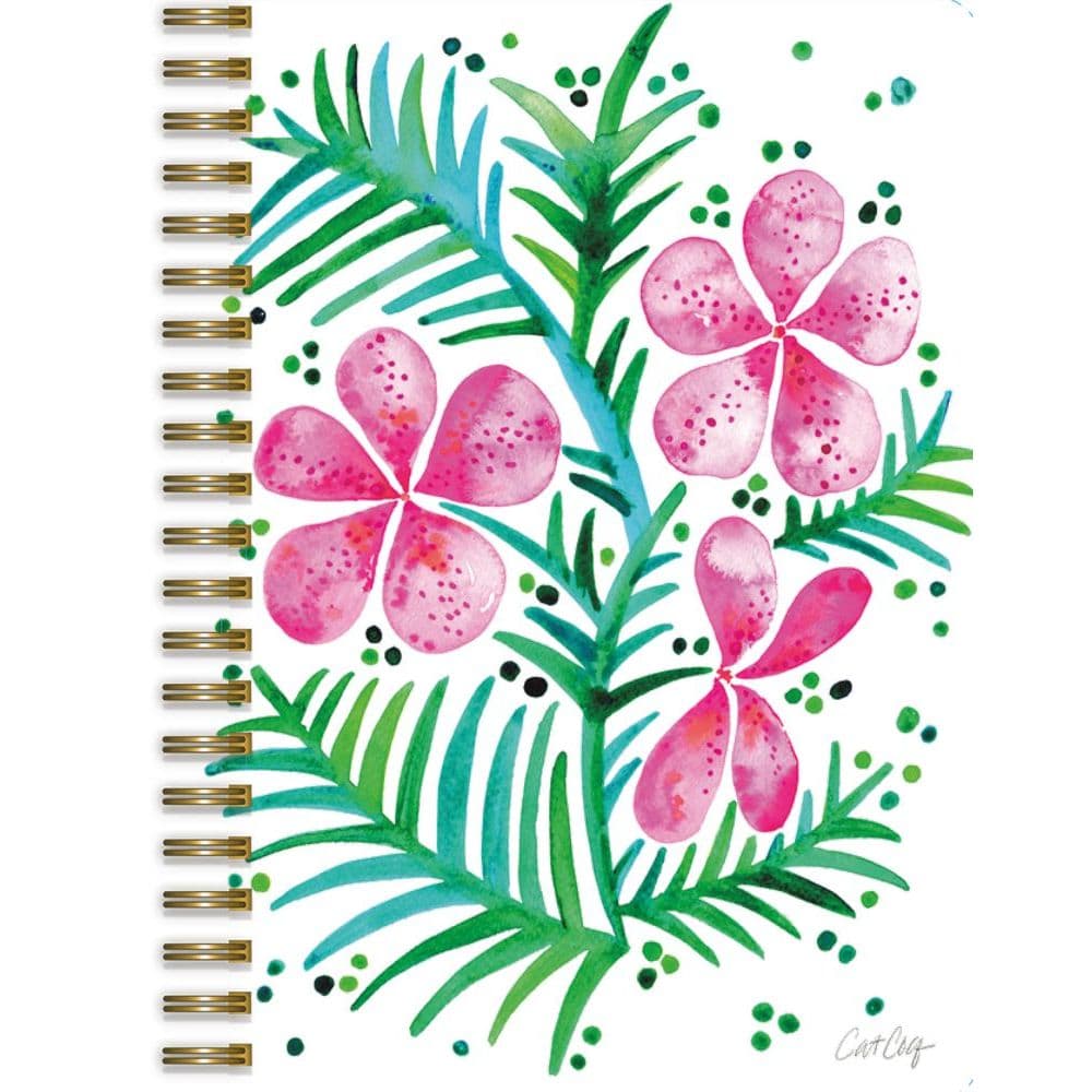 Tropical Paradise Elements Spiral Journal by Cat Coquillette Main Product  Image width="1000" height="1000"