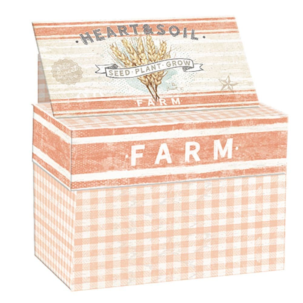 Farmhouse Recipe Card Box w Recipe Cards by Chad Barrett Main Product  Image width="1000" height="1000"