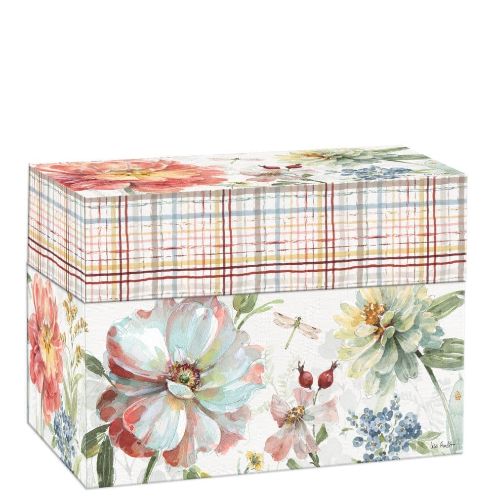 Spring Meadow Recipe Card Box w Recipe Cards by Lisa Audit 2nd Product Detail  Image width="1000" height="1000"