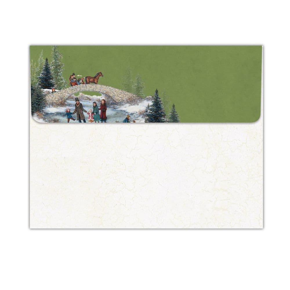Christmas Gathering Die Cut 3D Ornament Christmas Cards 8 pack by Linda Nelson Stocks 2nd Product Detail  Image width="1000" height="1000"