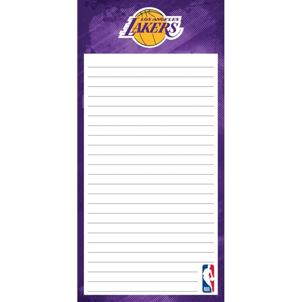 Nba Los Angeles Lakers 2pack List Pad