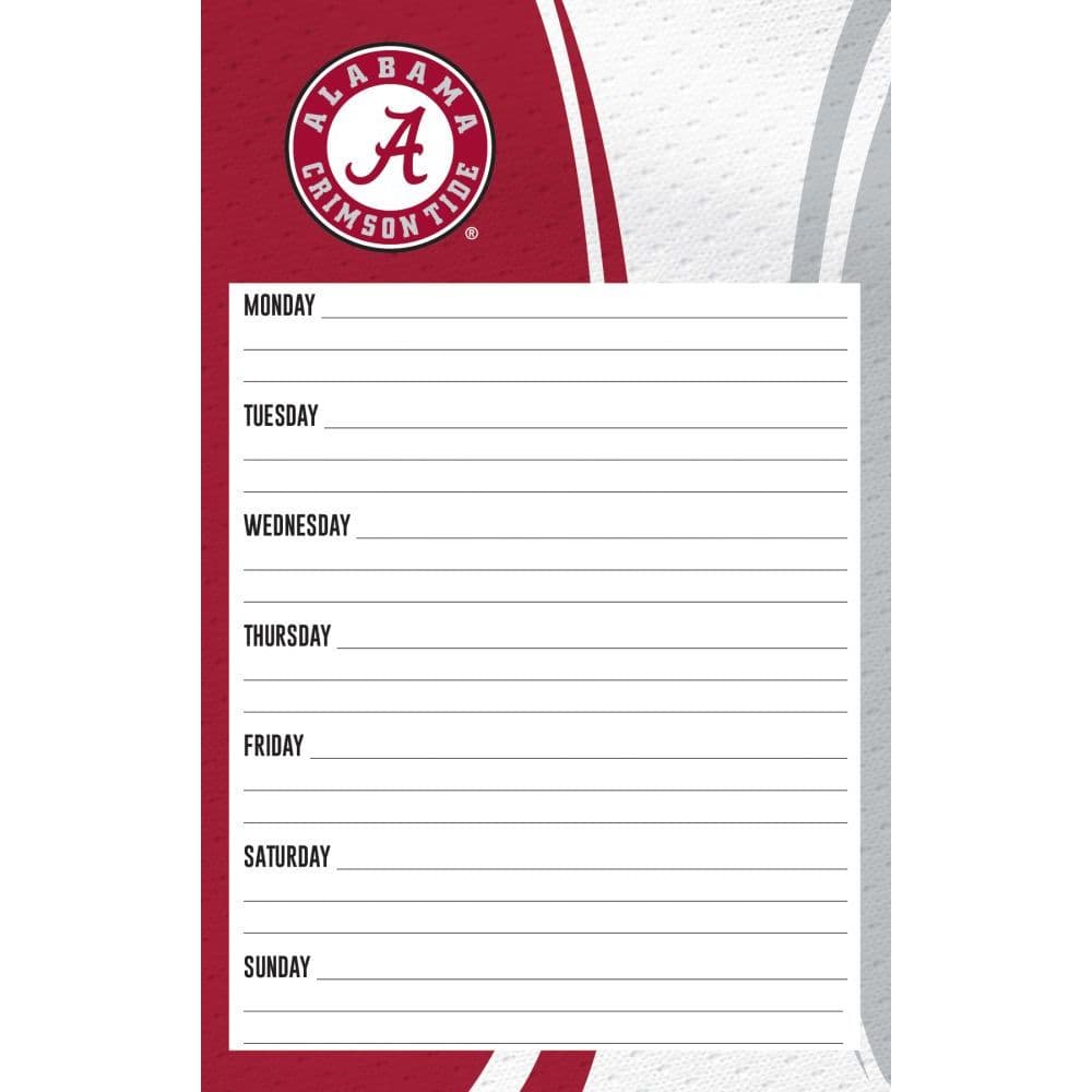 Alabama Crimson Tide Weekly Planner Main Product  Image width="1000" height="1000"