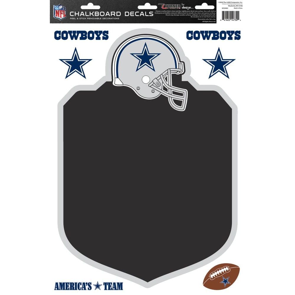 NFL Dallas Cowboys Chalkboard Decals Main Product  Image width="1000" height="1000"