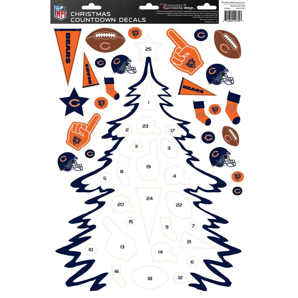 Nfl Chicago Bears Christmas Countdown