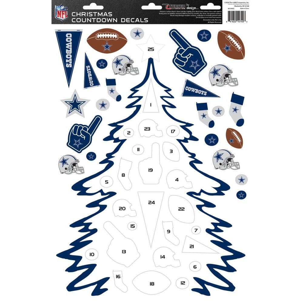 Nfl Dallas Cowboys Christmas Countdown - Calendars.com Nfl Dallas Cowboys Christmas Countdown - Calendars.com