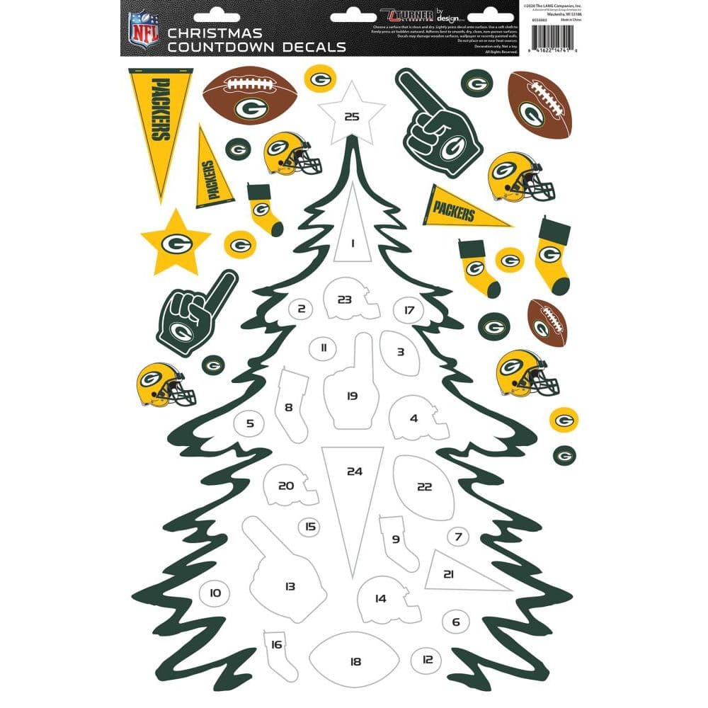 Nfl Green Bay Packers Christmas Countdown Main Product  Image width="1000" height="1000"