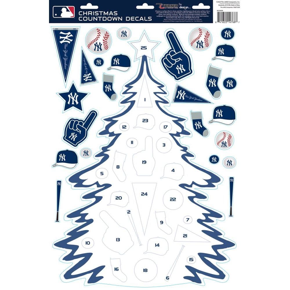 Mlb New York Yankees Christmas Countdown Main Product  Image width="1000" height="1000"