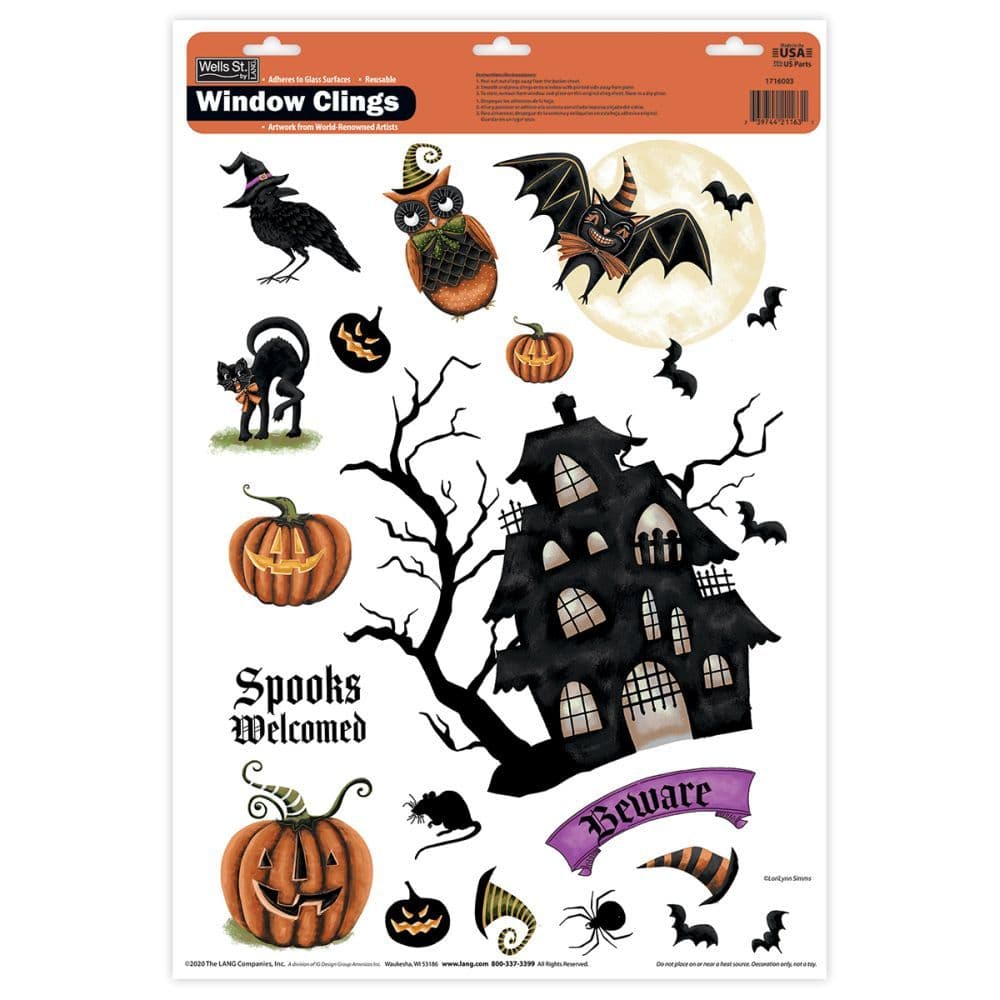 image Halloween Window Cling by LoriLynn Simms Main Product  Image width=&quot;1000&quot; height=&quot;1000&quot;