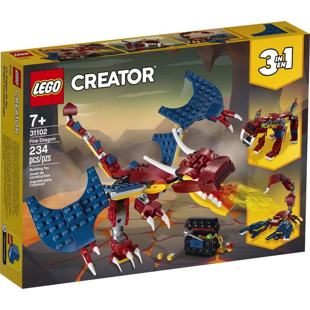LEGO Creator Fire Dragon Main Product  Image width="1000" height="1000"