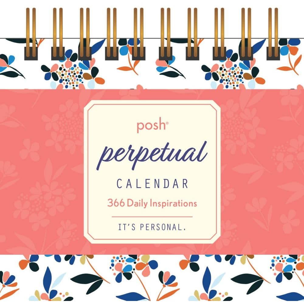 Posh Perpetual Easel Calendar 7th Product Detail  Image width=&quot;1000&quot; height=&quot;1000&quot;