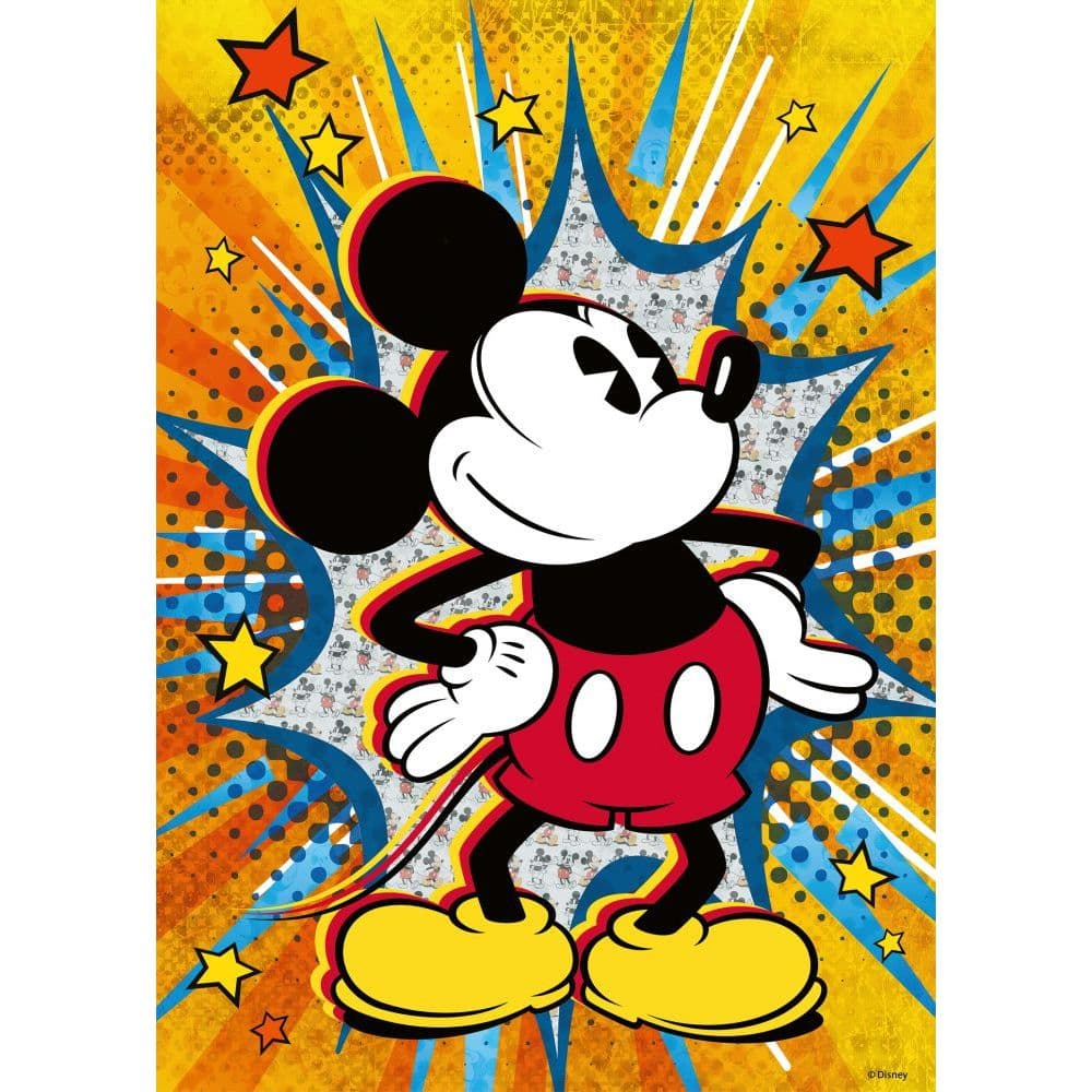 Retro Mickey 1000 Piece Puzzle 2nd Product Detail  Image width=&quot;1000&quot; height=&quot;1000&quot;