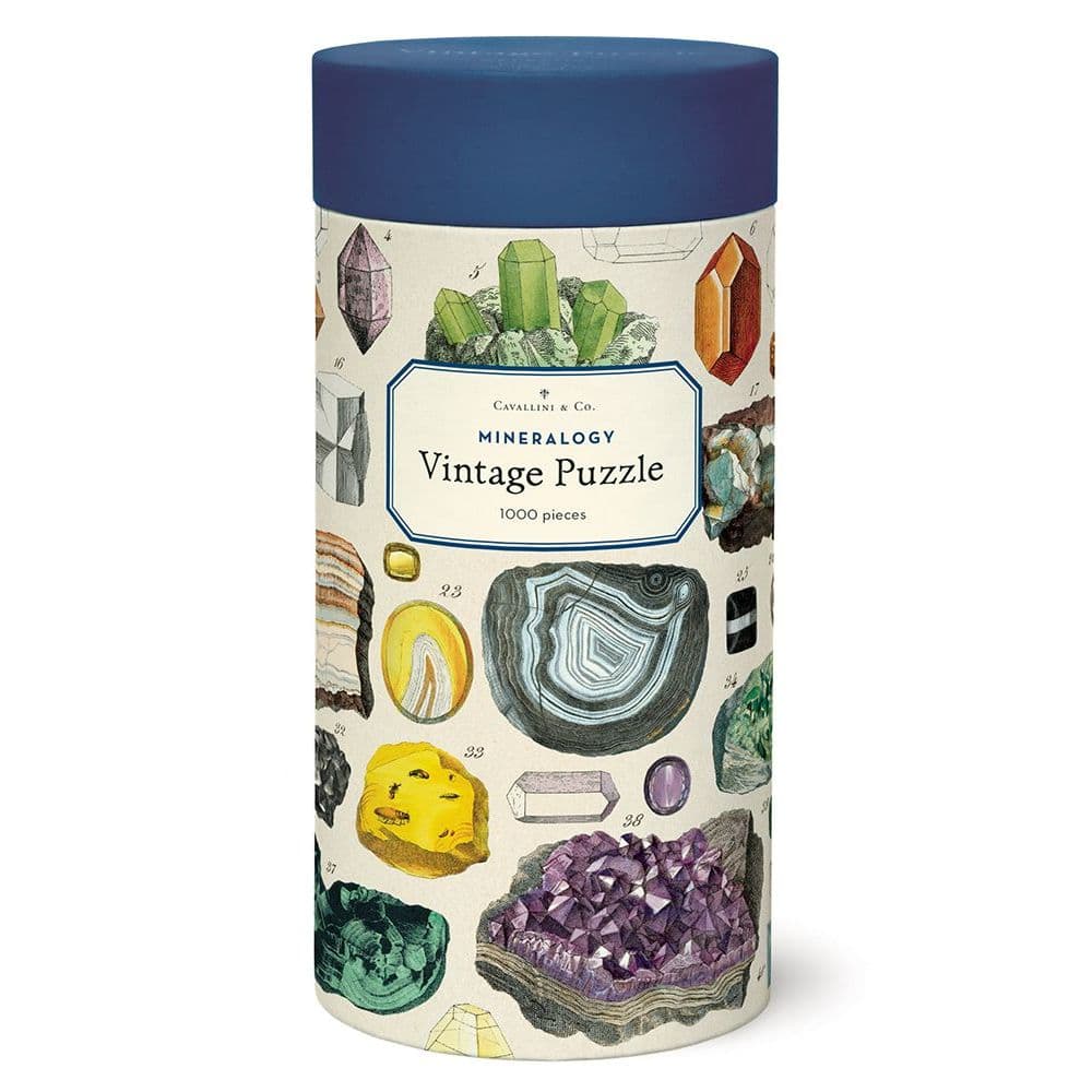 Mineralogy 1000 Piece Puzzle by Cavallini Main Product  Image width=&quot;1000&quot; height=&quot;1000&quot;