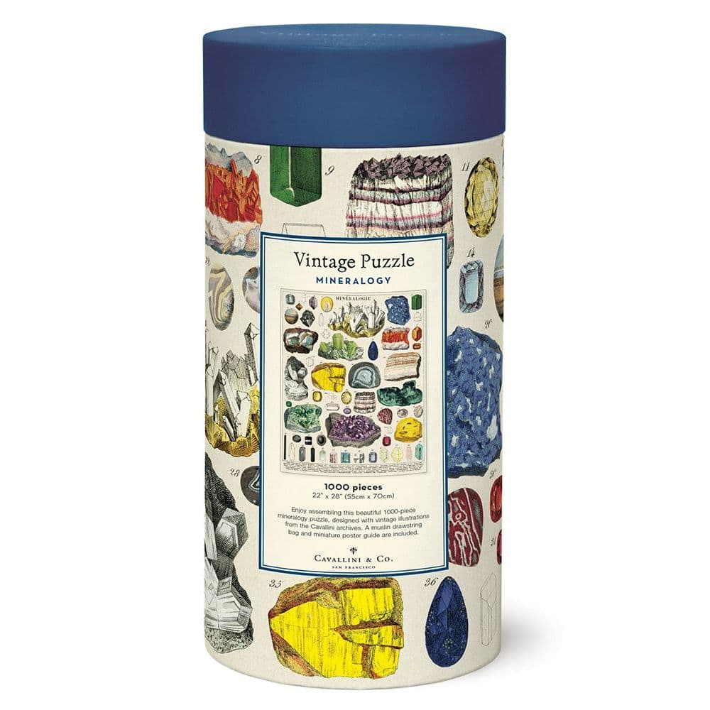 Mineralogy 1000 Piece Puzzle by Cavallini 3rd Product Detail  Image width=&quot;1000&quot; height=&quot;1000&quot;
