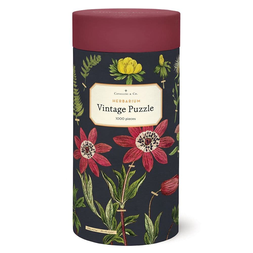 Herbarium 1000 Piece Puzzle by Cavallini Main Product  Image width=&quot;1000&quot; height=&quot;1000&quot;