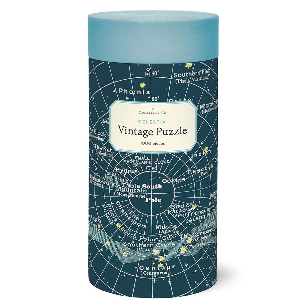 Celestial Chart 1000 Piece Puzzle by Cavallini Main Product  Image width=&quot;1000&quot; height=&quot;1000&quot;