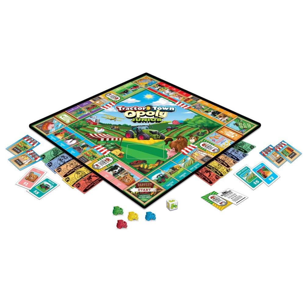 Tractor Town Opoly Junior 2nd Product Detail  Image width="1000" height="1000"