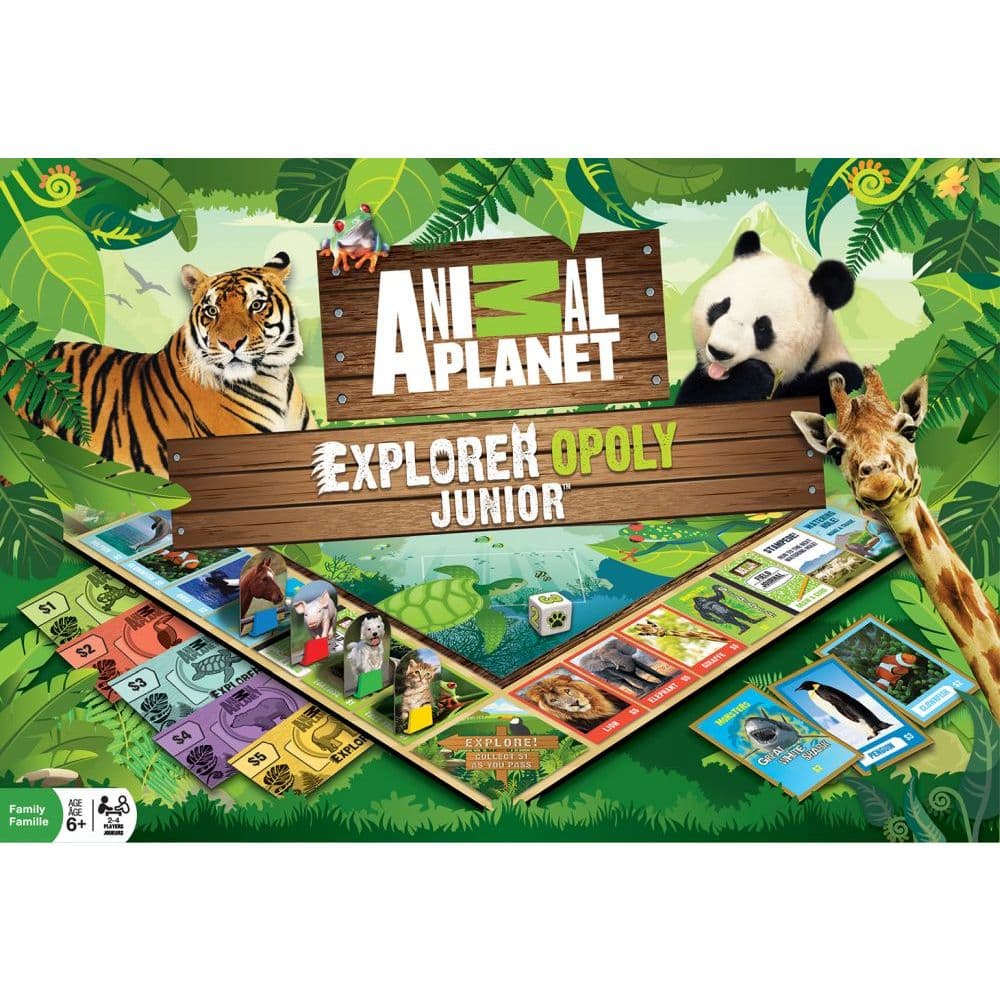 Animal Planet Explorer Opoly Jr Main Product  Image width="1000" height="1000"