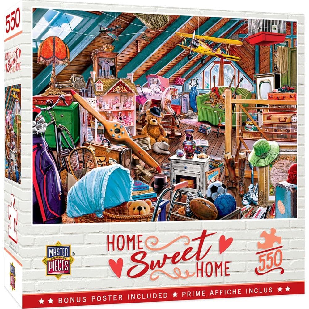 Attic Secrets 550pc Puzzle Main Product  Image width="1000" height="1000"
