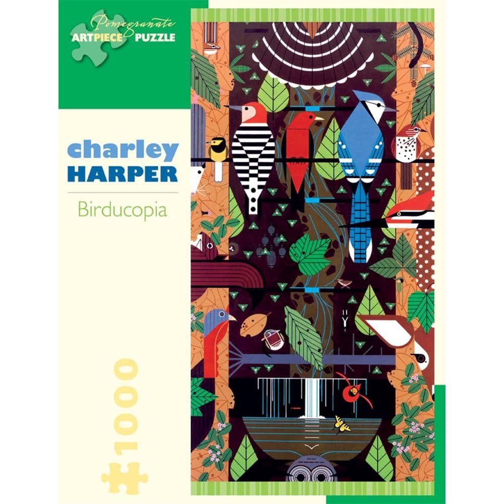 Charley Harper Birducopia 1000 pc Puzzle Main Product  Image width="1000" height="1000"