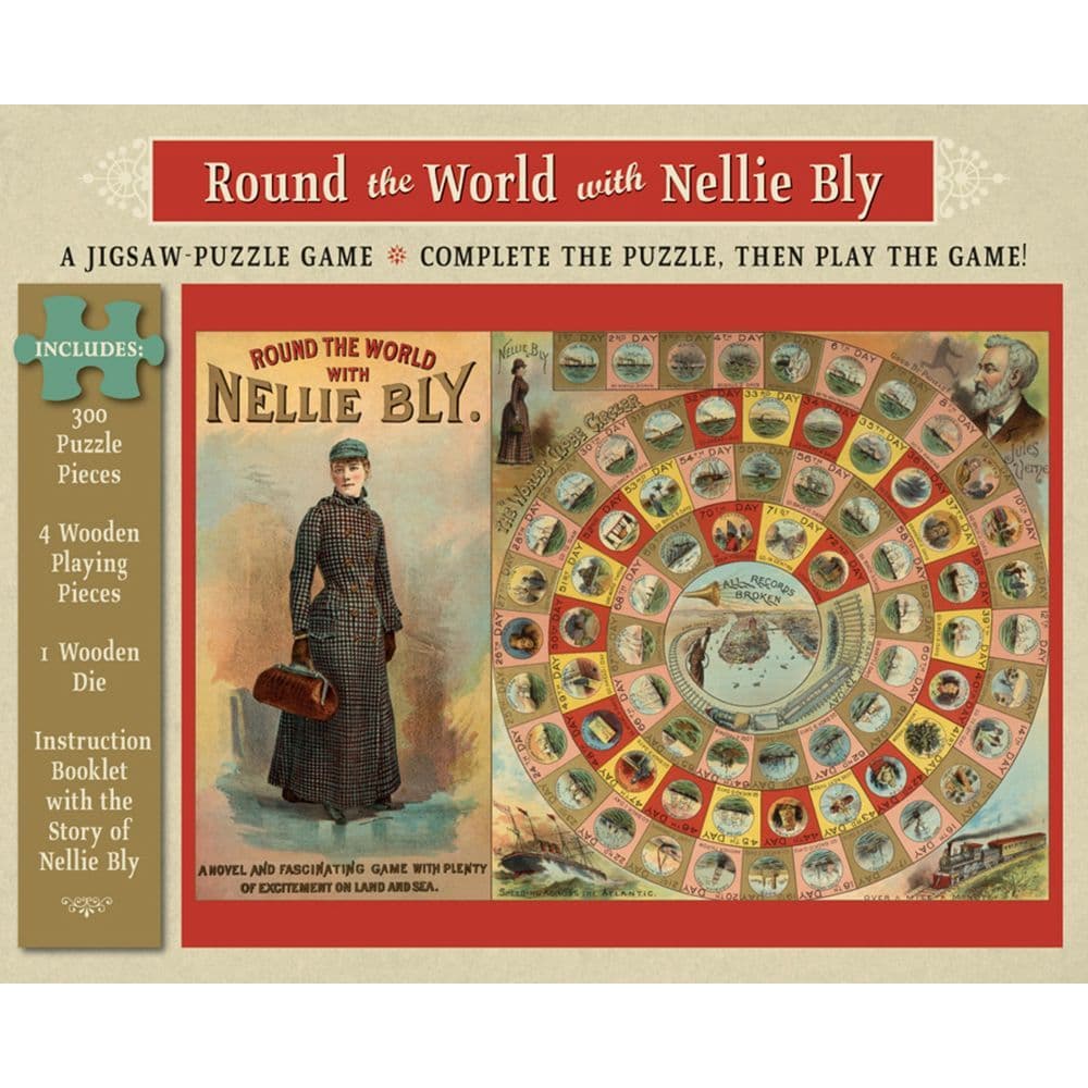 Round the World with Nellie Bly 300pc Puzzle Main Product  Image width="1000" height="1000"