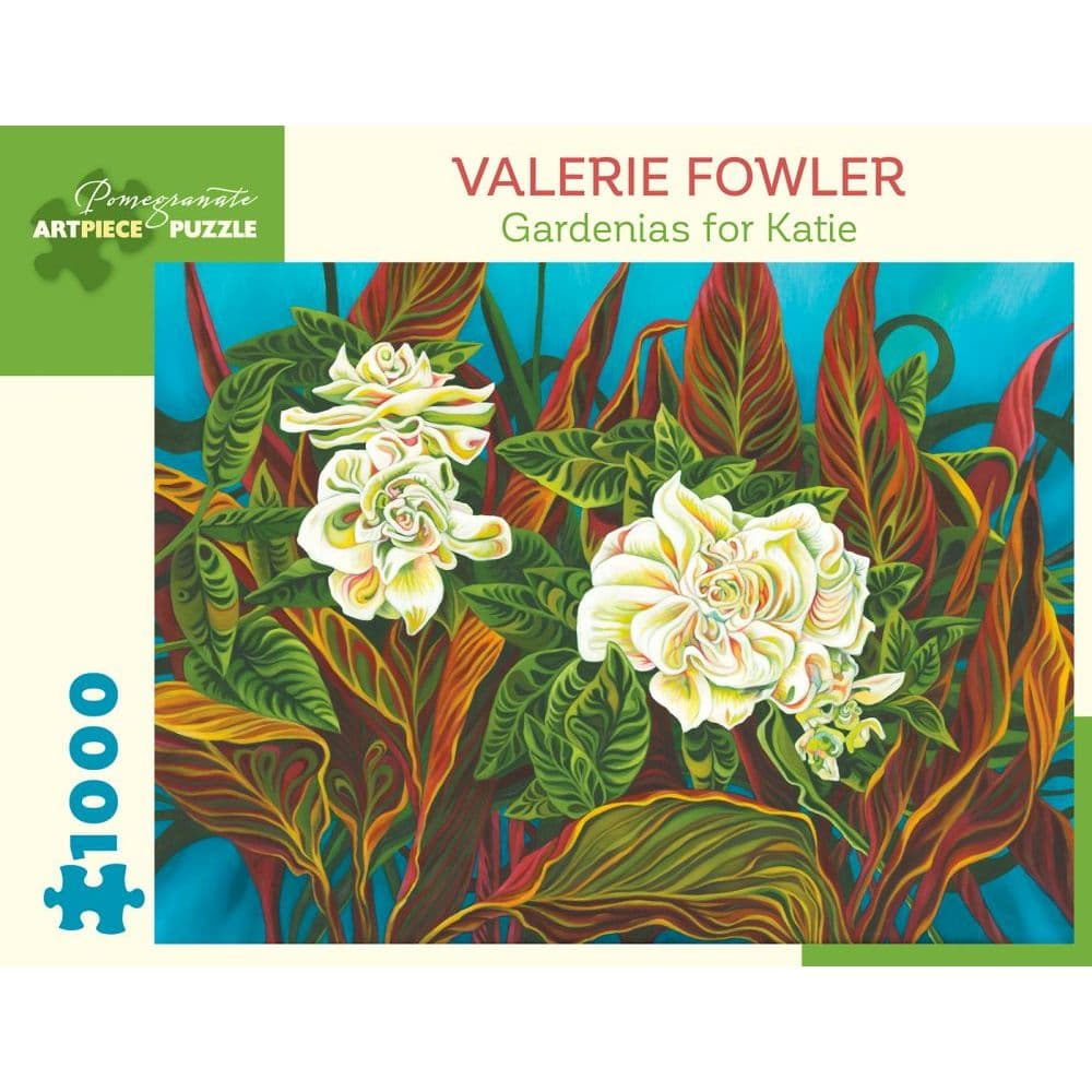 Valerie Fowler Gardenias for Katie 1000pc Puzzle Main Product  Image width="1000" height="1000"