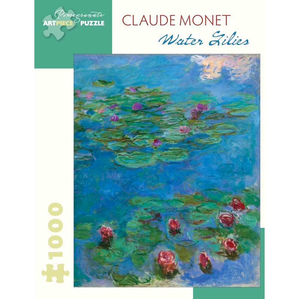 Claude Monet Water Lilies 1000 pc Puzzle Main Product  Image width="1000" height="1000"