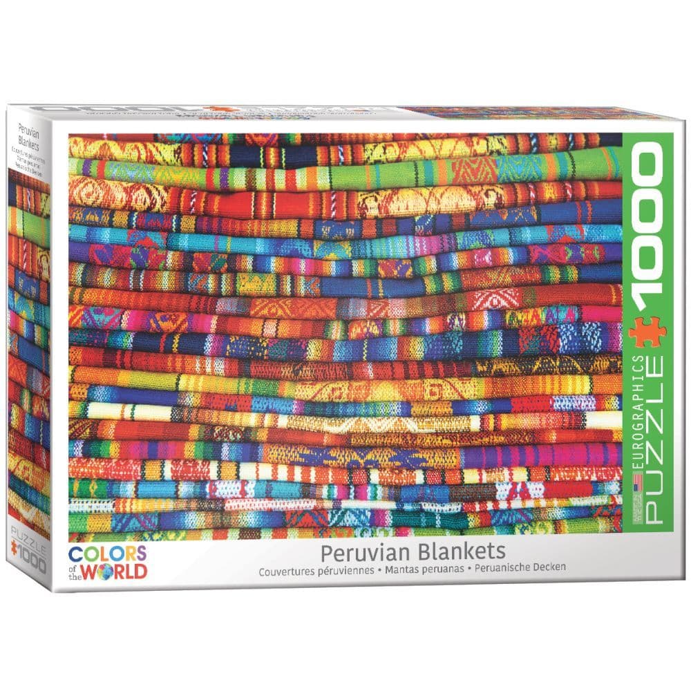 Peruvian Fancy Blankets 1000pc Puzzle Main Product  Image width="1000" height="1000"