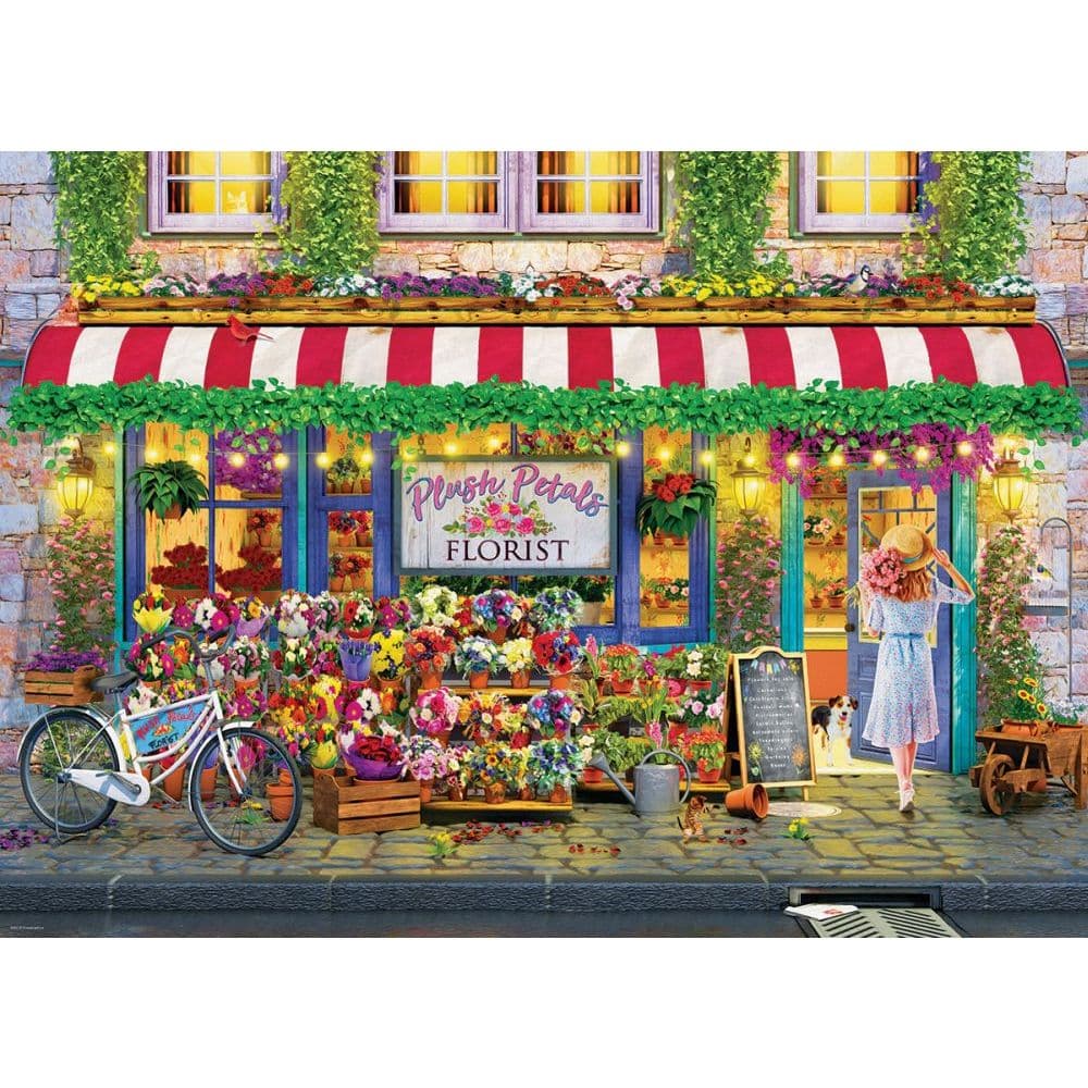 Plush Petals Florist 1000pc Puzzle 2nd Product Detail  Image width="1000" height="1000"