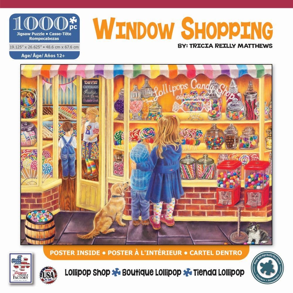 Lollipop Shop 1000pc Puzzle Main Product  Image width="1000" height="1000"