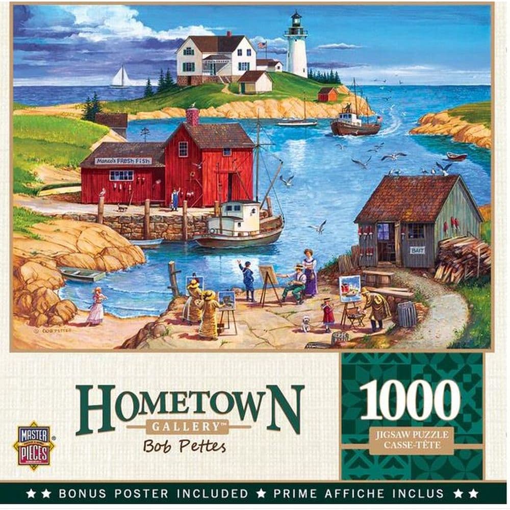 Hometown Gallery    Ladium Bay 1000 Piece Puzzle Main Product  Image width="1000" height="1000"