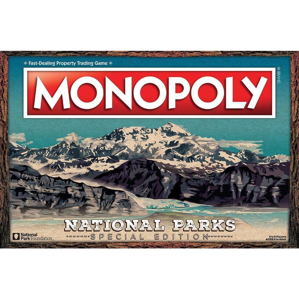National Parks Edition Monopoly Main Product  Image width="1000" height="1000"