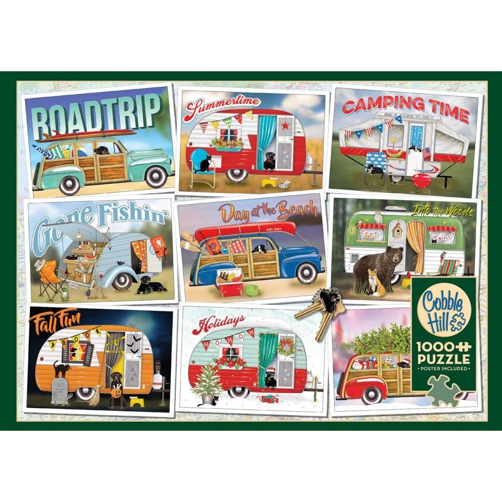 Hitting The Road 1000pc Puzzle Main Product  Image width="1000" height="1000"