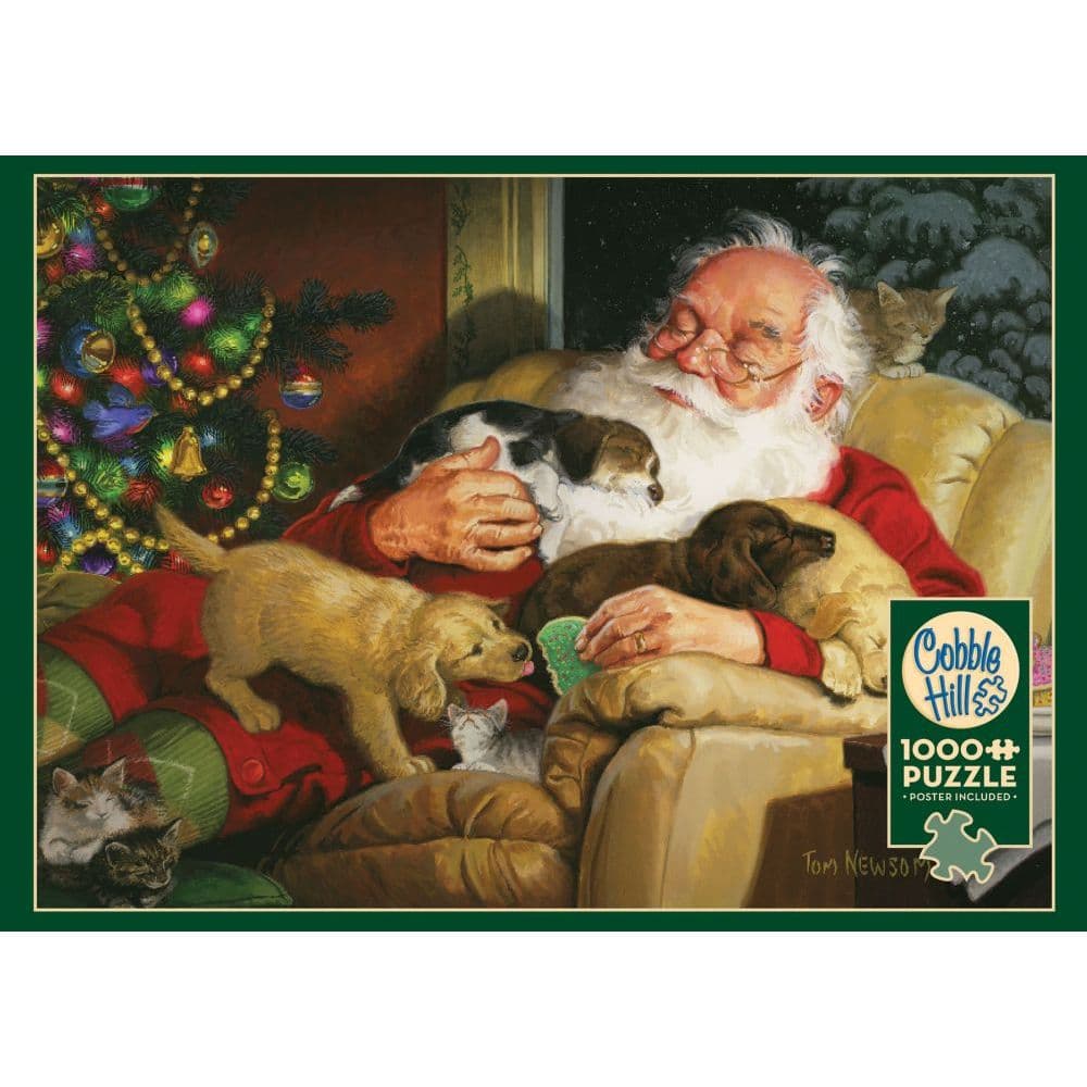 image Santas Quiet Time 1000pc Puzzle Main Product  Image width=&quot;1000&quot; height=&quot;1000&quot;