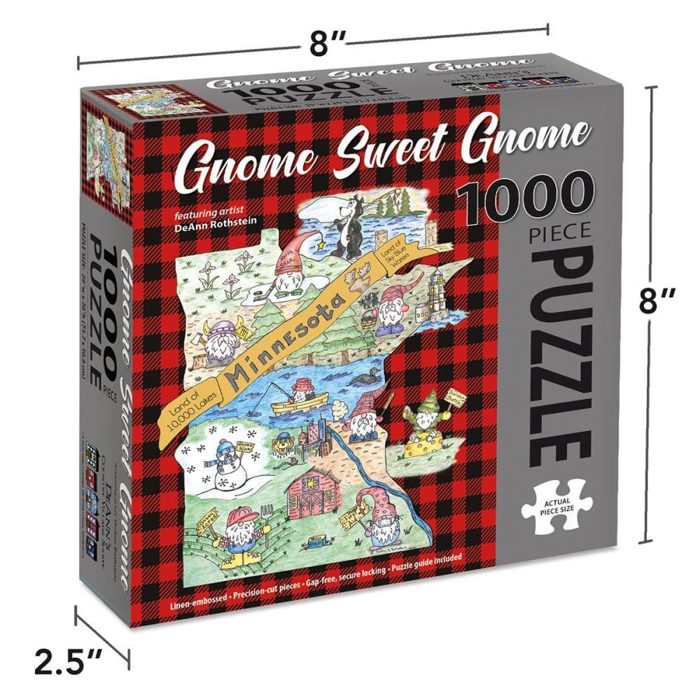 Gnome Minnesota 1000 Piece Puzzle 4th Product Detail  Image width=&quot;1000&quot; height=&quot;1000&quot;