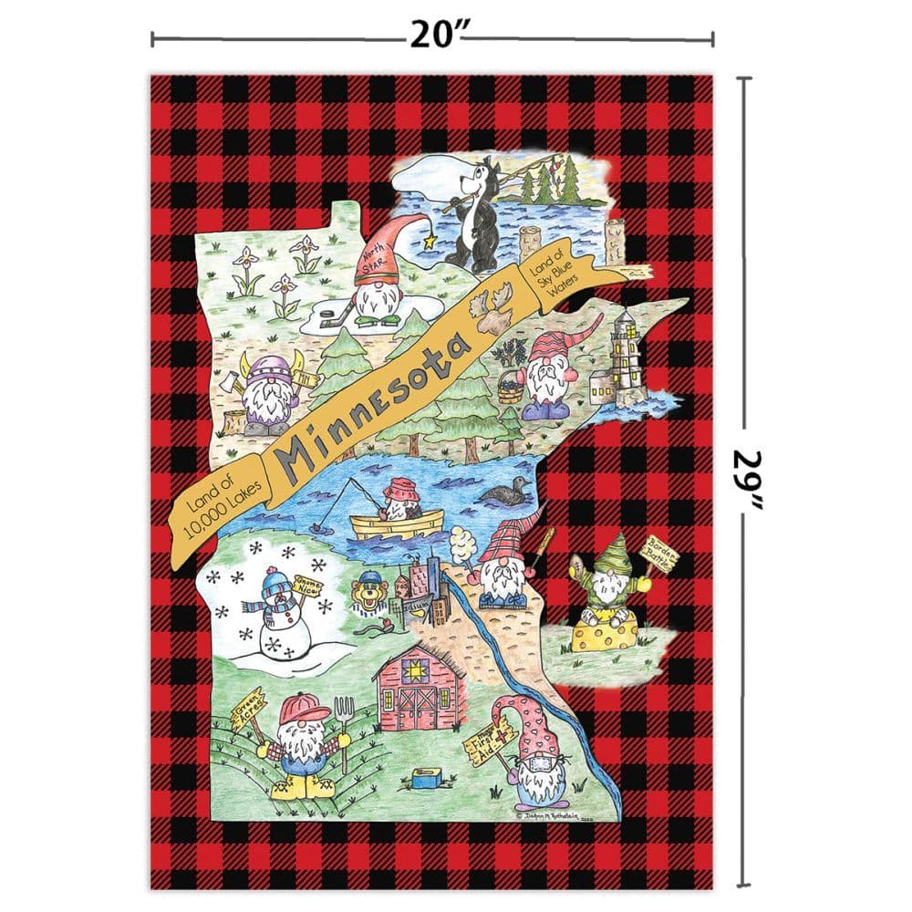 Gnome Minnesota 1000 Piece Puzzle 5th Product Detail  Image width=&quot;1000&quot; height=&quot;1000&quot;