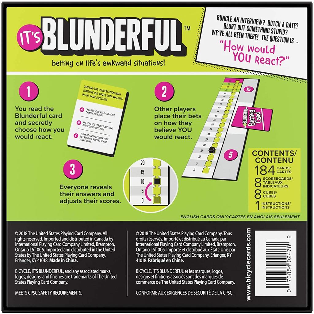 Its Blunderful Card Game 2nd Product Detail  Image width="1000" height="1000"