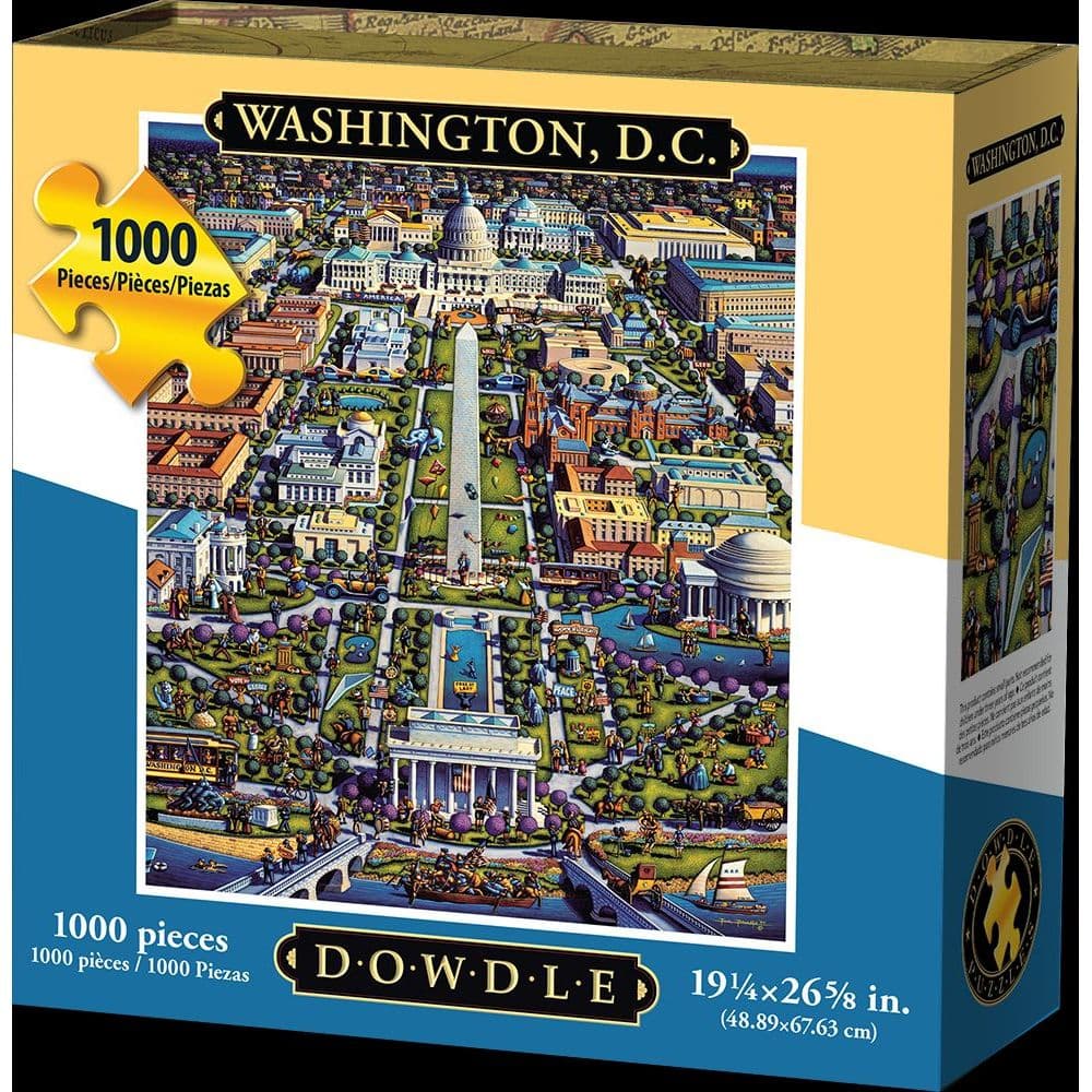 Washington DC Mall 1000pc Puzzle Main Product  Image width="1000" height="1000"