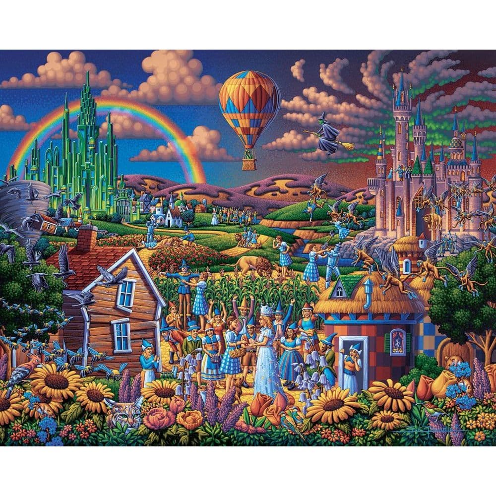 Wizard of Oz 1000pc Puzzle 2nd Product Detail  Image width="1000" height="1000"