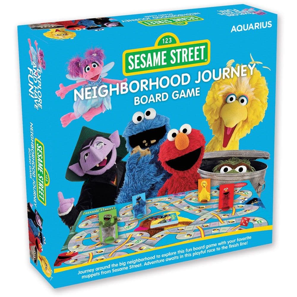 Sesame Street Neighborhood Journey Board Game Main Product  Image width="1000" height="1000"