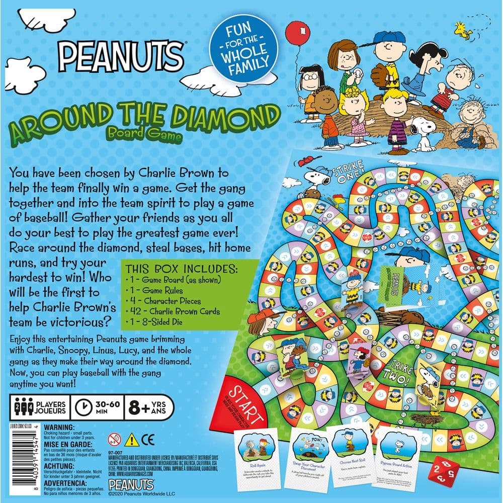 Peanuts Around The Diamond Journey Board Game 2nd Product Detail  Image width=&quot;1000&quot; height=&quot;1000&quot;