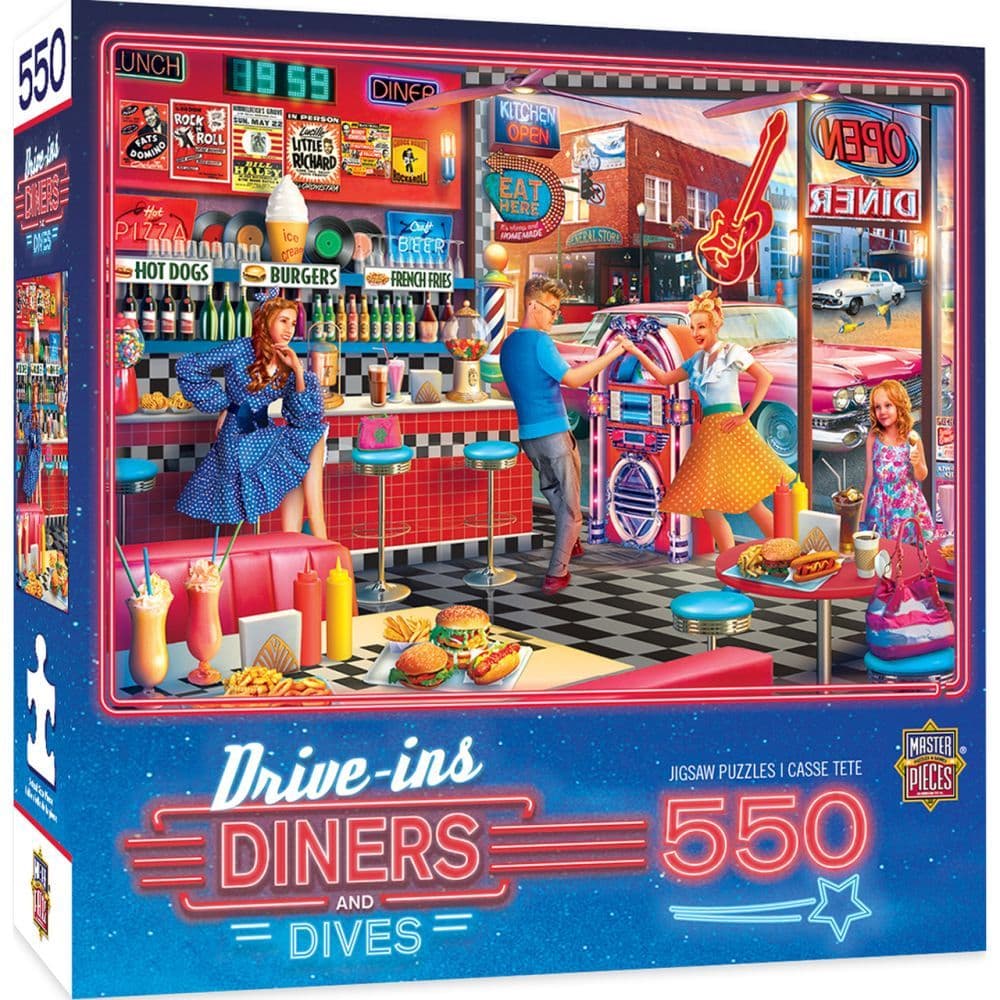 Diner 550pc Puzzle Main Product  Image width="1000" height="1000"