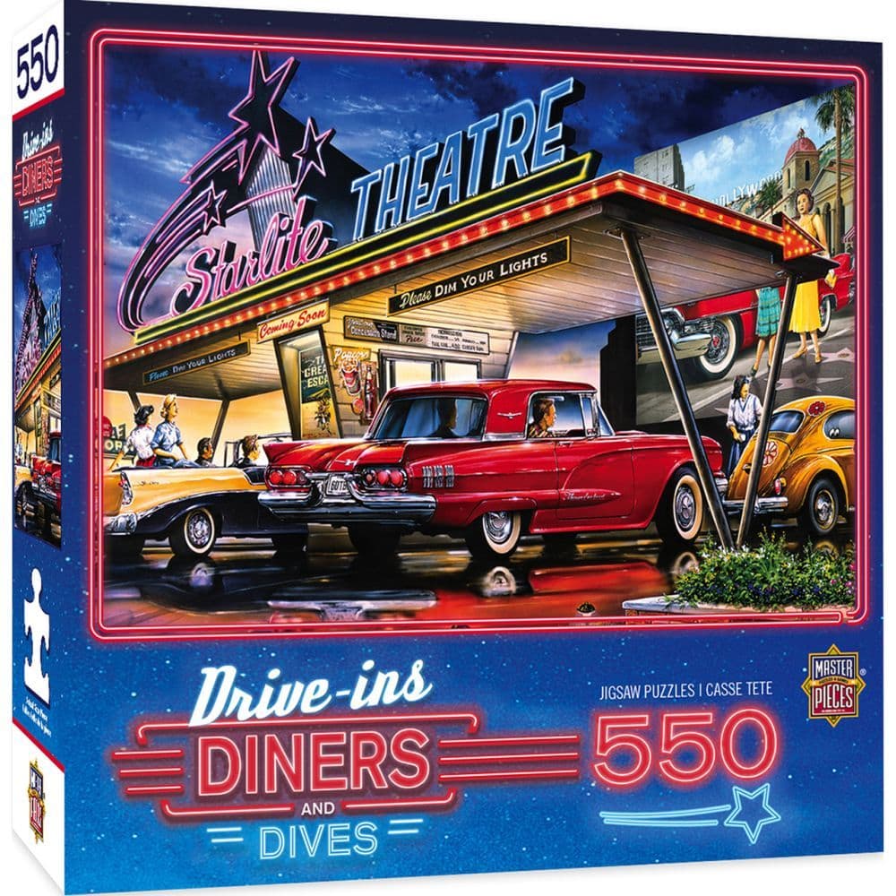 Drive In 550pc Puzzle Main Product  Image width="1000" height="1000"