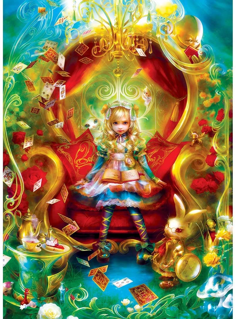 alice fairytale 1000pc puzzle image 2 width="1000" height="1000"