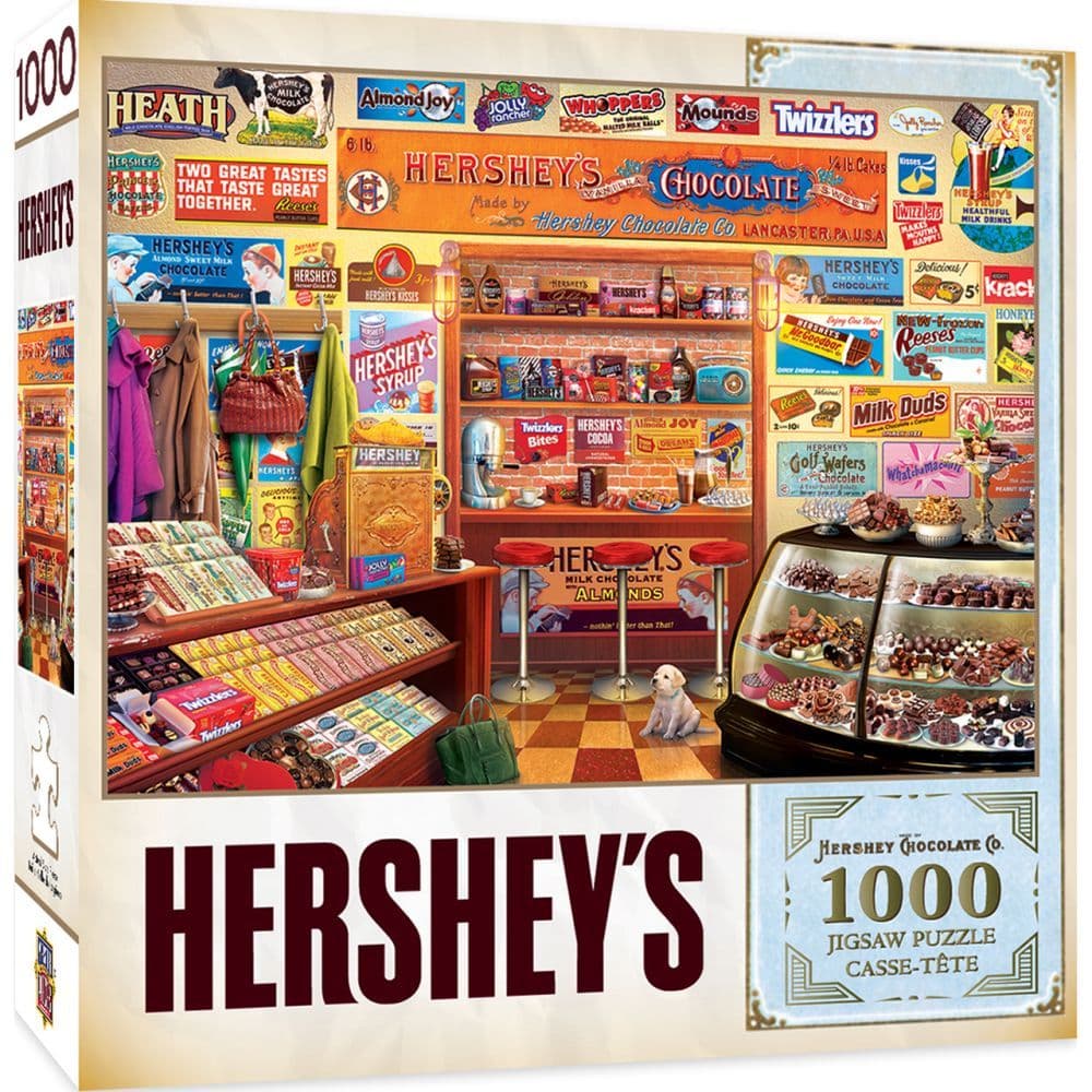 Hersheys Candy Shop 1000pc Puzzle Main Product  Image width="1000" height="1000"